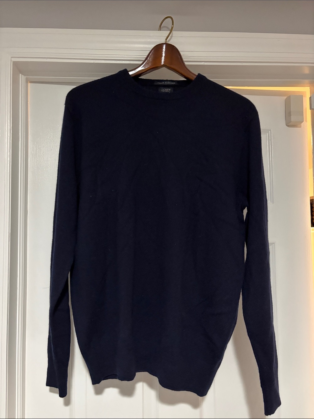 J. Crew Men's Navy Crewneck Sweater